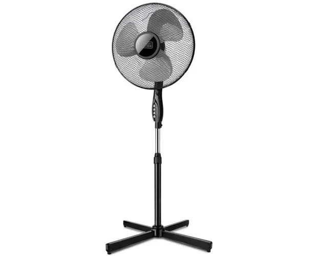 Ventilator negru cu picior Black+Decker 40 W