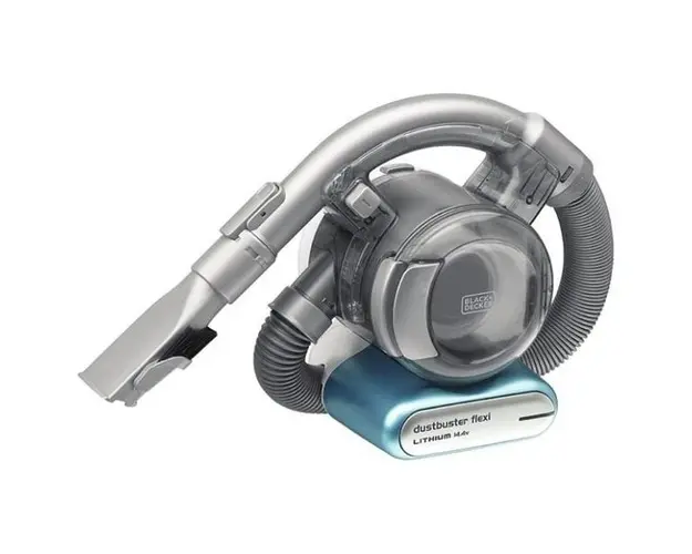 Aspirator de mana Blach+Decker PD1420LP, 0.5l, 14.4V, autonomie max 12 min, argintiu