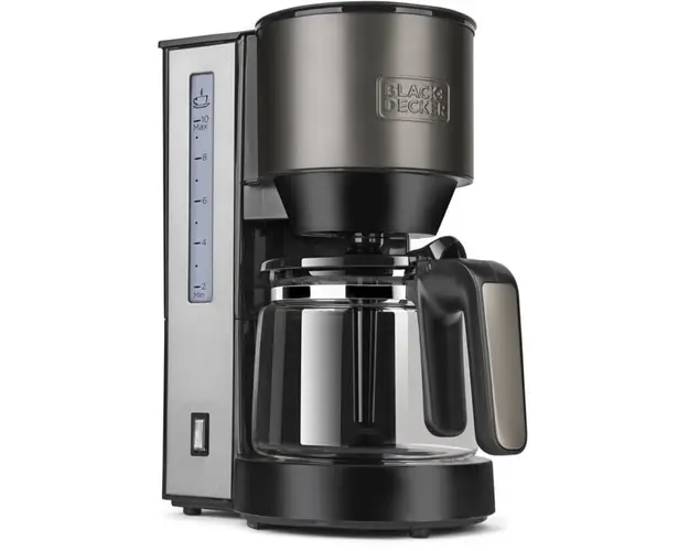Cafetiera electrica Black+Decker BXCO870E, 12 cupe, 1.25l, 870W