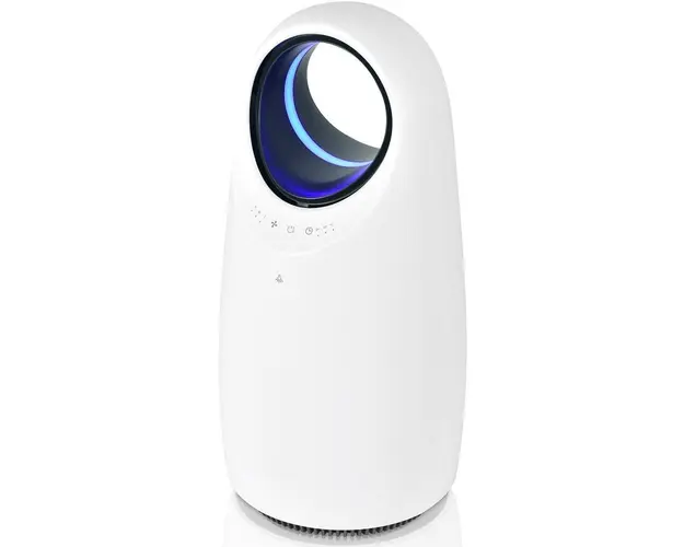 Purificator de aer Blaupunkt BAP-HA-P0809-N29W, 3 etape de curatare, Flitru Hepa H13, Functie de vorbire cu Amazon Echo si Google Home, Bumar de viteze 3, Alb