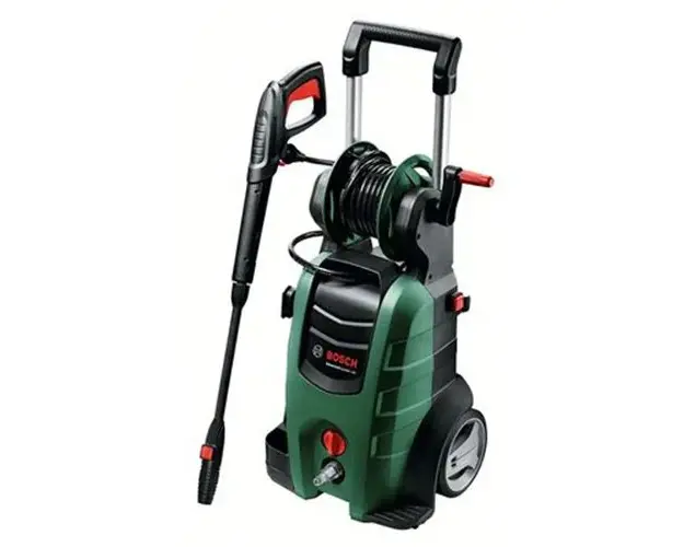 Aparat de spalat cu presiune Bosch Advanced Aquatak 140, 2100 W, 140 bar presiune maxima, 450 l/h debit apa, tambur furtun
