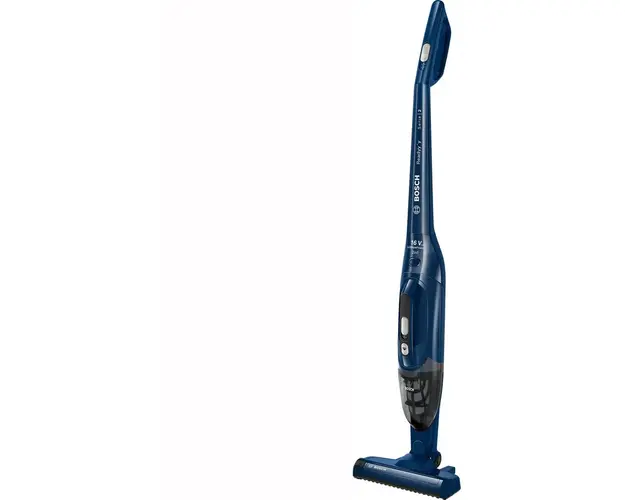 Aspirator vertical Bosch BCHF216S, 16 V, 2 in 1, LI-Ion, 2 trepte de putere, autonomie pana la 40 min, Albastru