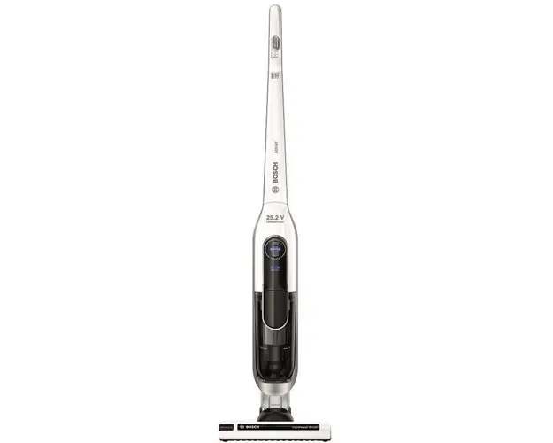 Aspirator vertical fara sac Athlet BCH6ATH25, Sensor Bagless Technology, 0.9 l, 25.2 V, negru/alb
