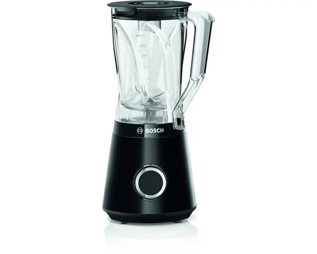Blender Bosch VitaPower Serie 4 MMB6141B, 1200 W, 1.5 L, Lame inox, 2 viteze+ Functie Pulse, Negru