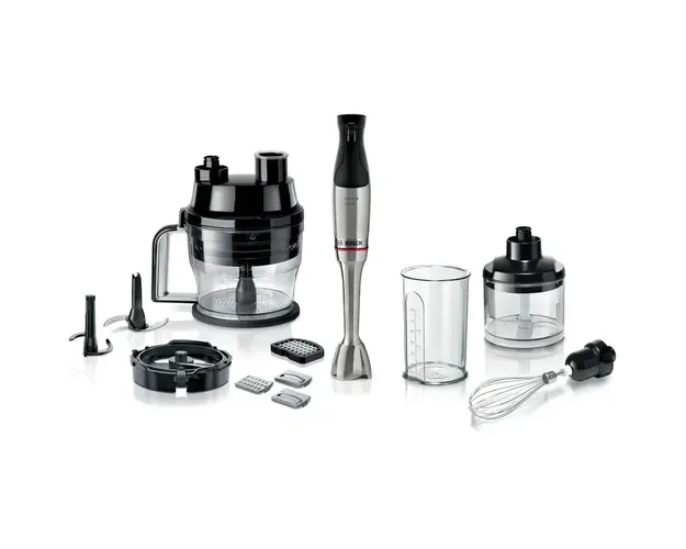 Blender de mana Bosch Seria 6 ErgoMaster MSM6M8X1, 1200W, Control dinamic al vitezei, Functie impuls, 500ml, Sistem EasyClick