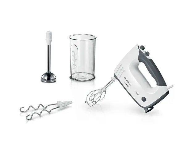 Mixer MFQ37470, 750 W, Viteza variabil, Turbo, Negru/Alb