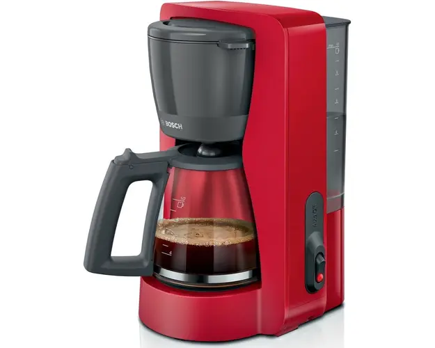 Cafetiera Bosch TKA2M114, 1.37 l, sistem antipicurare, oprire automata, Rosu