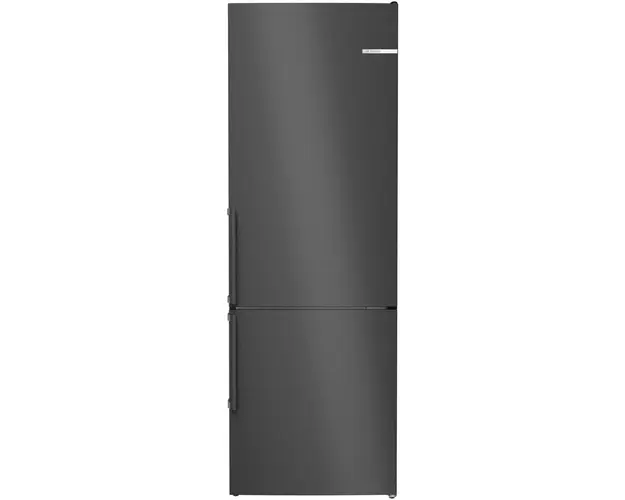 Combina frigorifica Bosch KGN49OXBT, 440 l, No Frost, Multi Airflow, VitaFresh, PerfectFit, Iluminare LED, Clasa B, H 203 cm, Inox Negru antimprenta