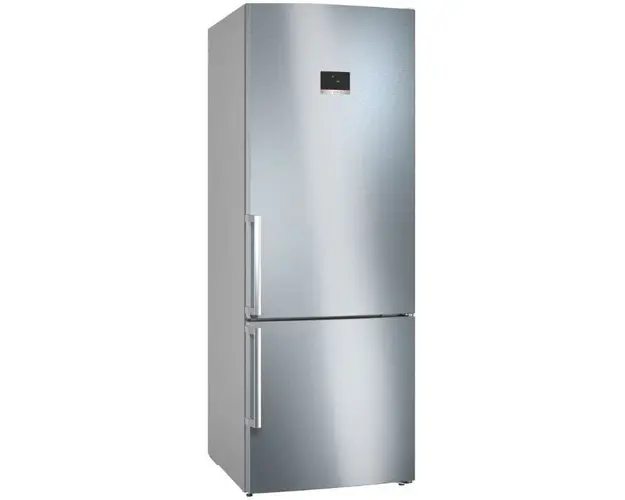 Combina frigorifica Bosch KGN56XIDR, 508 l, NoFrost, PerfectFir, Iluminare LED, Clasa D, H 193 cm, Inox AntiAmprenta