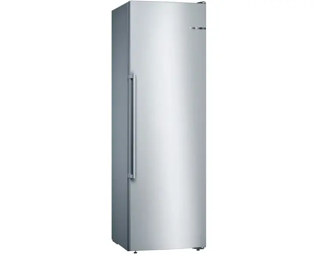 Congelator Bosch GSN36AIEP, 255 l, 4 sertare, No Frost, Clasa E, H 186 cm, Inox Antiamprenta