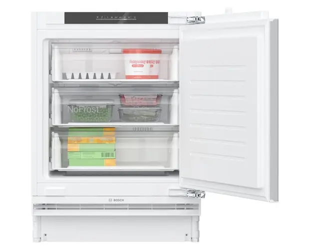 Congelator incorporabil Bosch GUN21ADE0, 85 l, 3 sertare, No Frost, Clasa E, H 82 cm