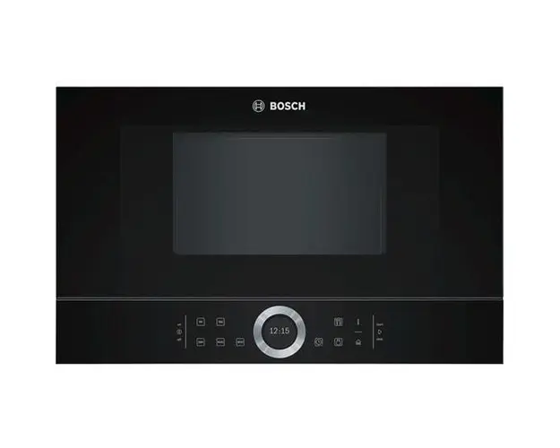 Cuptor cu microunde incorporabil BFL634GB1, 21 l, 900 W, Inverter, negru