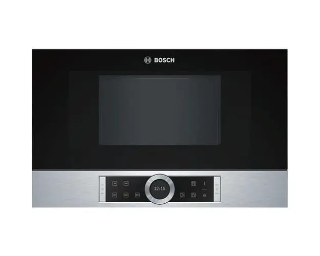 Cuptor cu microunde incorporabil BFL634GS1, 21 l, 900 W, Inverter, inox