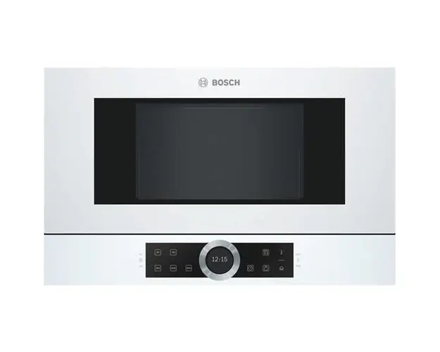 Cuptor cu microunde incorporabil BFL634GW1, 21 l, 900 W, Inverter, alb
