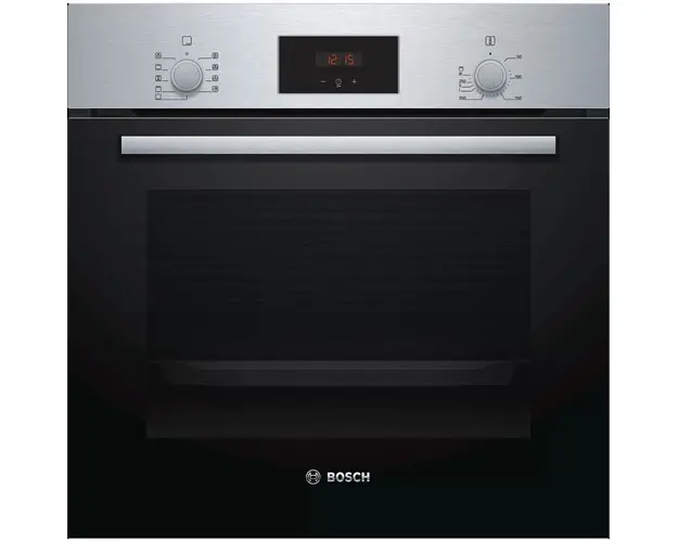 Cuptor incorporabil multifunctional Bosch HBF134EB1, Electric, Autocuratare EcoClean Direct, 66 l, Clasa A, Inox