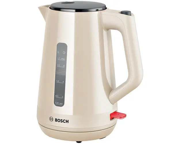 Fierbator TWK1M127, 1,7l, 2400 W, Oprire automata, Protectie supra-incalzire, Beige
