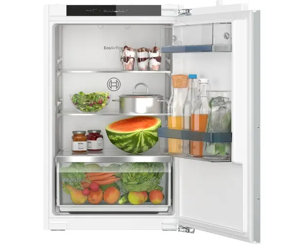 Frigider cu o usa incorporabil Bosch KIR21VFE0 , 136 l, EcoAirflow, Iluminare LED, Clasa E, H 87 cm