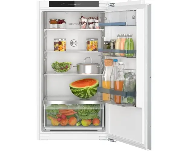 Frigider cu o usa incorporabil Bosch KIR31VFE0, 165 l, EcoaAirflow, Iluminare LED, Clasa E, H 102 cm
