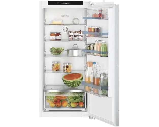 Frigider cu o usa incorporabil Bosch KIR41VFE0, 204 l, EcoAirflow, Iluminare LED, FreshSense, Clasa E, H 122 cm