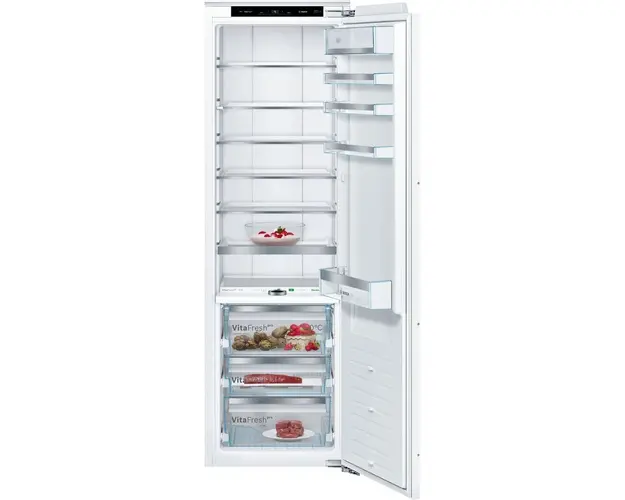 Frigider incorporabil cu 1 usa Bosch KIF81PFE0, 289 l, Clasa E, FreshSense, Raft ajustabil, SuperCooling, VitaFresh, H 177 cm