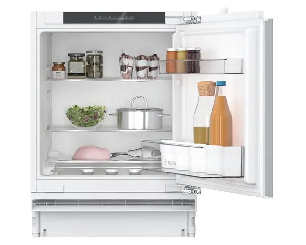 Frigider incorporabil cu o usa Bosch KUR21VFE0, 134 l, Clasa E, Usa reversibila, Iluminare LED, H 87 cm