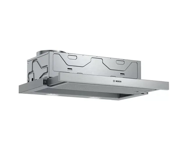 Hota incorporabila Bosch DFM064W54, Putere de absorbtie 389 mc/h, 3 trepte de putere, 60 cm, Inox