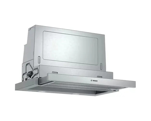 Hota incorporabila Bosch DFS067A51, Putere de absorbtie 728 mc/h, EcoSilence Drive, 4 trepte de putere, 60 cm, Inox