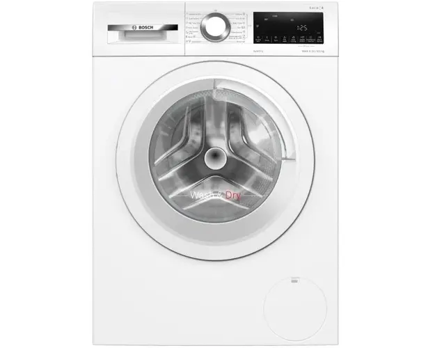 Masina de spalat rufe cu uscator Bosch WNA144V0BY, Spalare 9 kg, Uscare 5 kg, 1400 RPM, Clasa E, Motor EcoSilence Drive, AutoDry, Alb