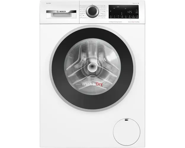 Masina de spalat rufe cu uscator Bosch WNG254A0BY, 10.5kg/6 kg, 1400RPM, Clasa A, i-DOS, Iron Assist, AutoDry, Speed Perfect, Motor EcoSilence Drive, 60 cm, Alb