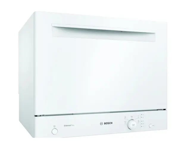 Masina de spalat vase Bosch Serie 2 SKS51E32EU, 6 seturi, 5 programe, LoadSensor, indicator LED, ExtraDry, clasa F, alb