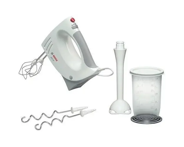 Mixer de mana MFQ3540, 450 W, 5 viteze, functie Turbo, alb