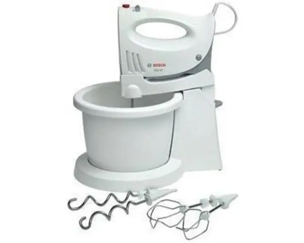 Mixer cu bol MFQ3555, 300 W, 5 viteze, functie Turbo, alb