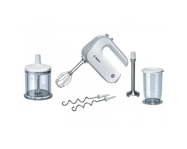 Mixer de mana MFQ4080, 500 W, 5 viteze, functie Turbo, alb