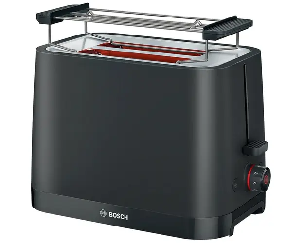 Prajitor de paine MyMoment TAT3M123, 2 felii, 950W, negru