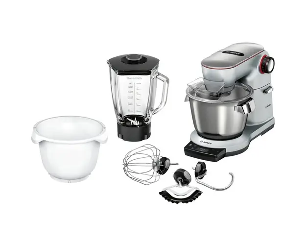 Robot de bucatarie MUM9BX5S22, 1500 W, 7 trepte de viteza, 3D PlanetaryMixing, senzor Smart Dough, cantar integrat, temporizator integrat, 5.5 l, carcasa metalica, inox