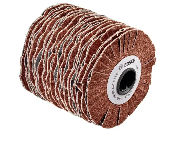 Rola de slefuit (smirghel) flexibila Bosch 60 mm, Granulatie 120