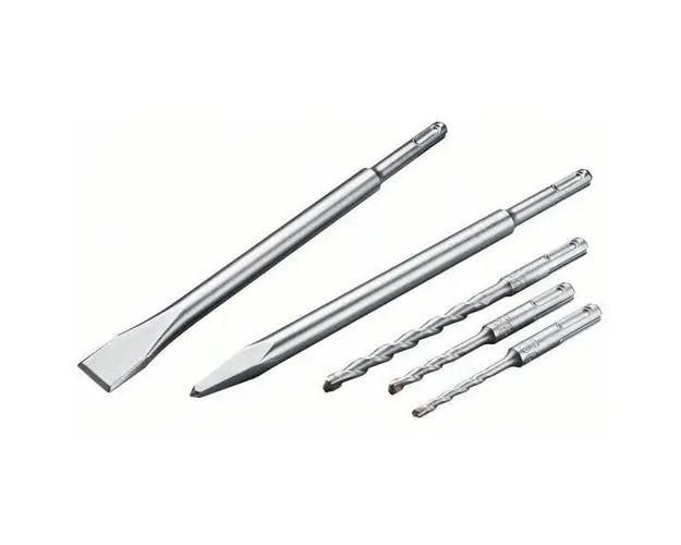 Set 5 accesorii SDS-puls, dalta, burghie