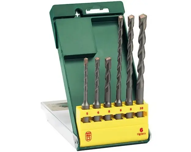 Set 6 burghie S2 SDS Plus, diametru 5-10 mm