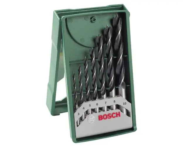Set 7 burghie lemn Bosch 2607019580