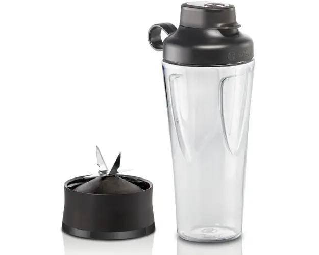 Sticla TO GO + cutit. Compatibila cu blender VitaPower Bosch Serie4 si Serie2