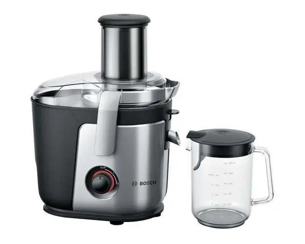 Storcator de fructe si legume MES4000, 1000 W, 2 viteze, 1.5 l, argintiu/negru