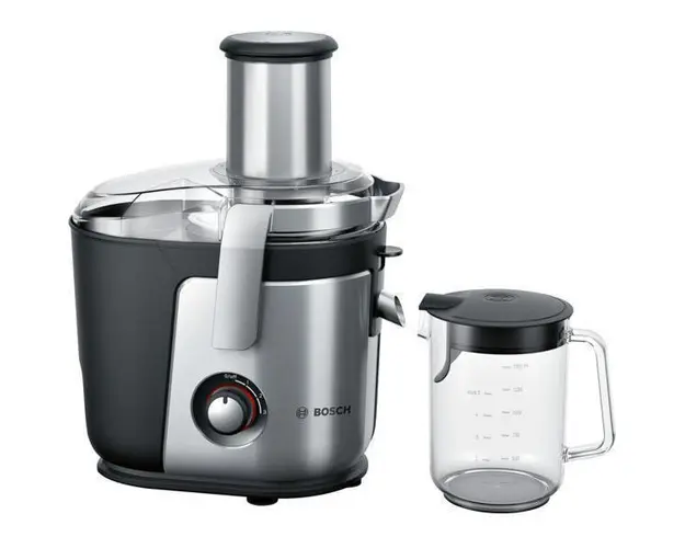 Storcator de fructe si legume MES4010, 1200 W, 3 viteze, 1.5 l, argintiu/negru