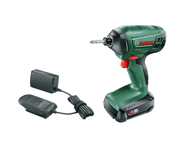 Surubelnita cu impact pe acumulator Bosch PDR 18 LI, 18 V, 1.5 Ah, 130 Nm, 600 RPM, 3200 percutii/min, 1 acumulator, incarcator
