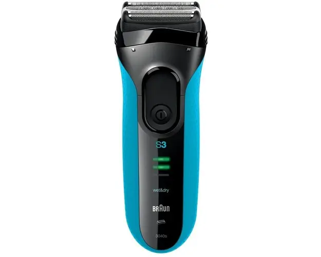 Aparat de ras electric Braun Series 3 3040s ProSkin Wet&amp;Dry, MicroComb, Negru/Albastru