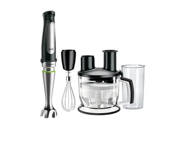 Mixer vertical Braun Multiquick 7 MQ7075X, 1000 W, Pahar 0.6l, Procesor 1.5l, Easy SmartSpeed, EasyClick Plus, Negru Premium