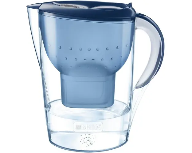 Starter pack cana filtranta Brita Marella XL, 3.5L, albastra + 2 filtre Maxtra PRO
