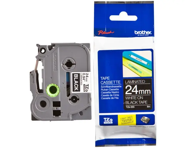 Banda laminata Brother TZE355, 24mm