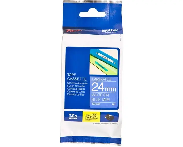 Banda laminata Brother TZE555, 24mm, 9 m