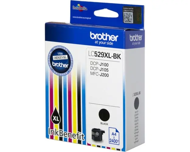 Brother Cartus cerneala Negru LC529XLBK INK 2.4K