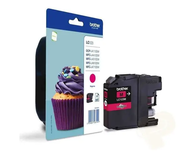 Brother Cartus LC123M Magenta 0.6K